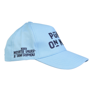 blue cap