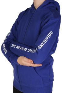 Song and Dance celebration blue hoodie for kids