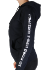Song and Dance celebration blue hoodie for women