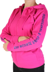 Song and Dance Celebration pink hoodie for women