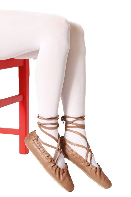 ECOCARE 3D 40DEN valged naiste sukkpüksid rahvariiete juurde